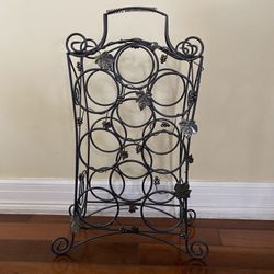 Iron Wine Rack