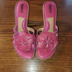 Born Brand Fuschia Heels 7