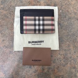 Burberry Men’s Wallet/ Wallet Clip 
