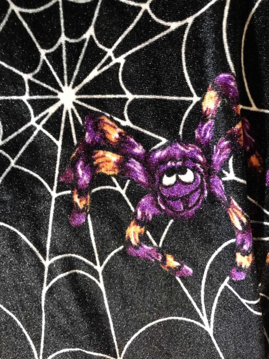 Xhilaration Velvet Dress| Spider Web Halloween Dress| Color: Orange| Size: XS (Juniors)