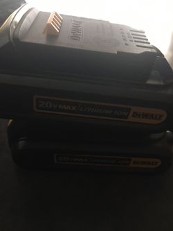 Dewalt batteries