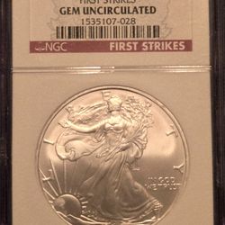 2006 First Strike Gem Uncirculated Silver Eagle