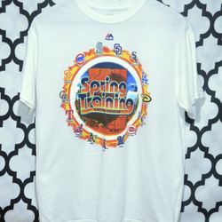 Seattle Mariners Spring Training Cactus League white short sleeve shirt size M 