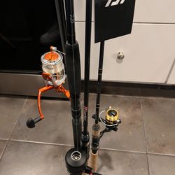 Fishing poles 