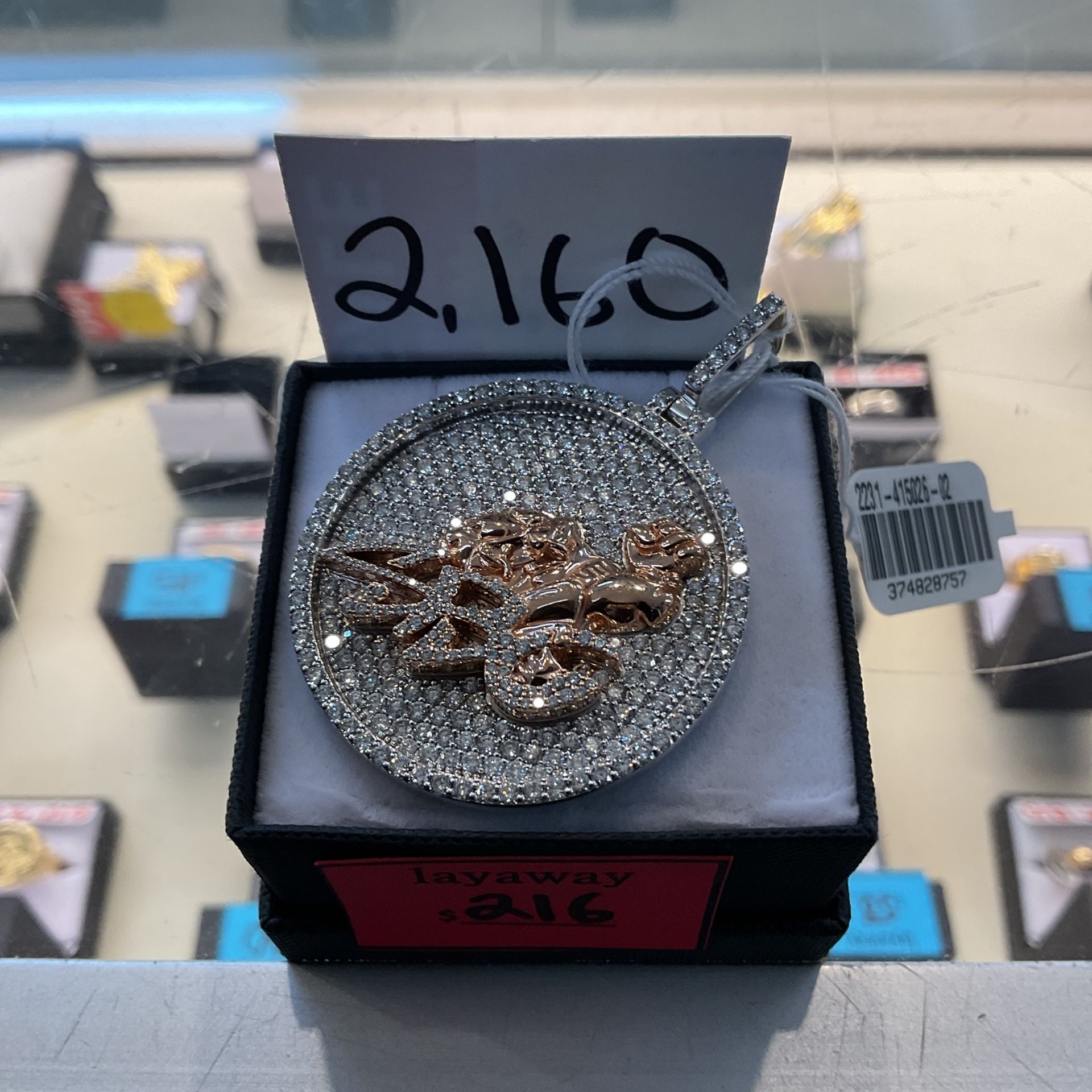 10k Diamond Pendant 