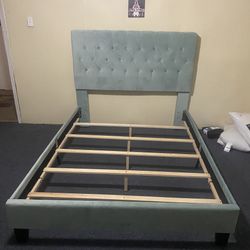 Queen Bedframe Mattress Not Included Platform 