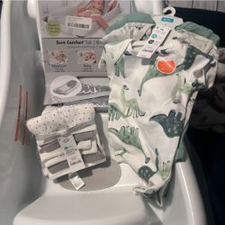 New Baby Bath And Items