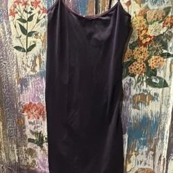 ONE SIZE FITS MOST PURPLE STRETCHY TANK DRESS NEW NEVER WORE SMOKE FREE