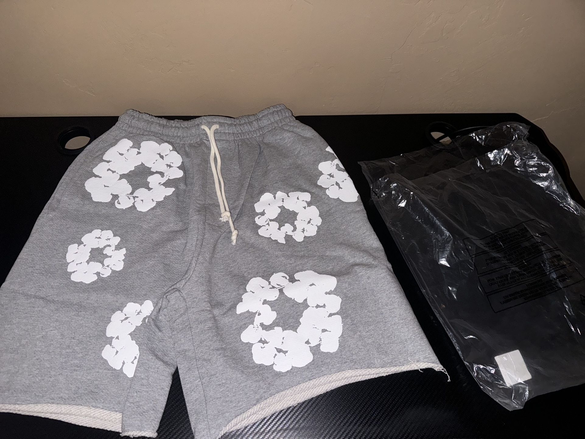 Denim Tears Grey Shorts Small/ Medium