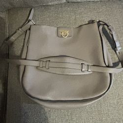 Salvatore Ferragamo Gancini Reverse Hobo Bag Authentic 