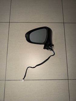 Lexus Drivers Side Outer Mirror 2016 IS200T Black (non-bsm)
