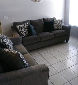 Love seat and couch set