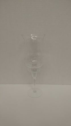 Princess House vintage crystal hurricane lamp