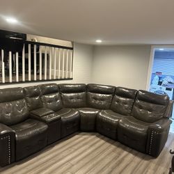 Leather Sectional Sofa