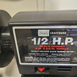 Craftsman Bench Grinder
