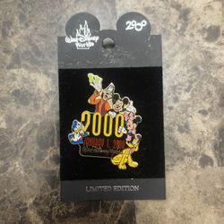 Rare Disney World January 1st Error Pin