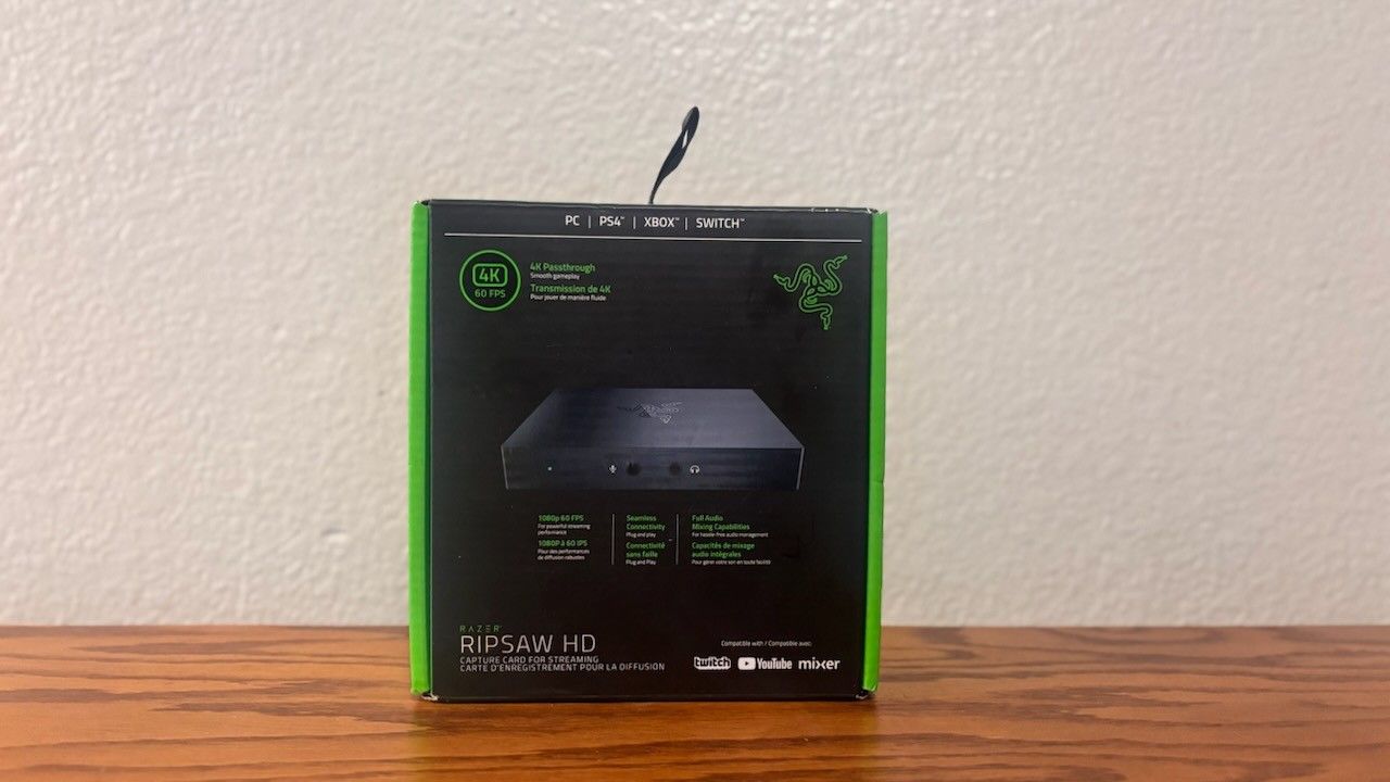 Razer Ripsaw HD Game Streaming Capture Card 4K Pass through NEW