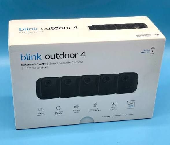 Blink Outdoor Gen. 4 Battery Powered Smart Security Camera 5 Camera System