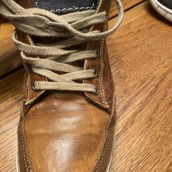 Bull Boxer Brown Leather Mid tops 