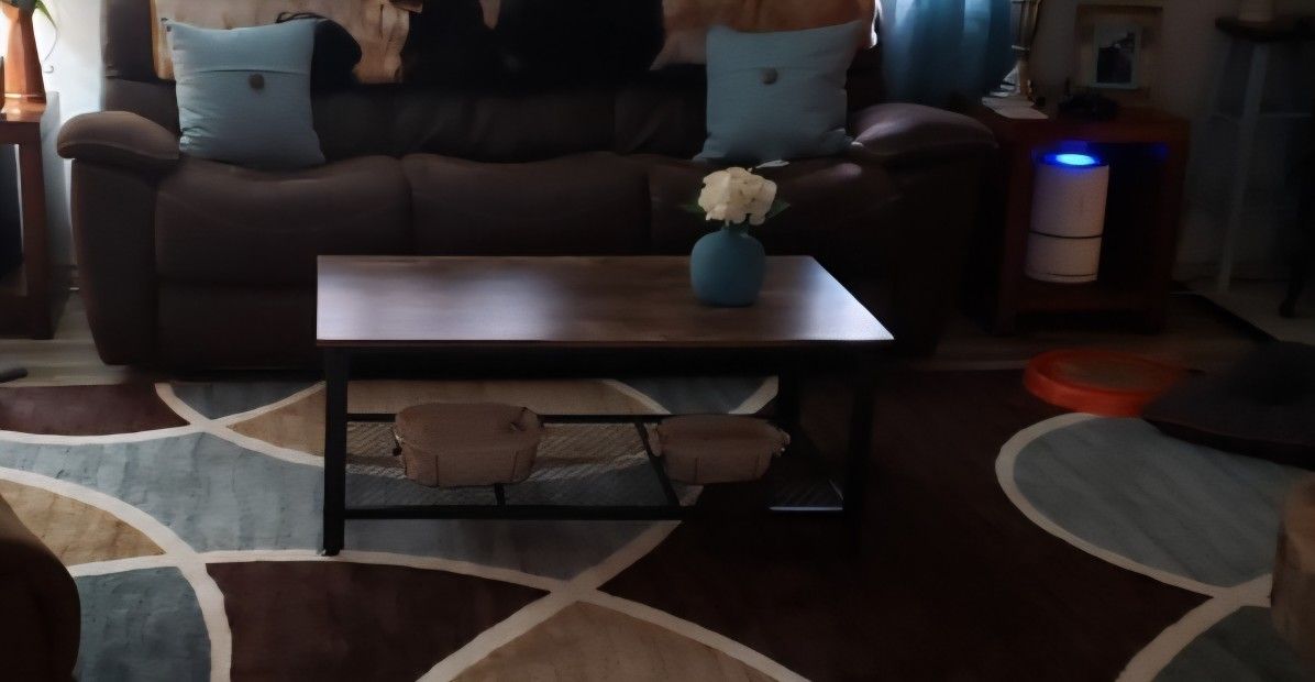 Rusted Wood/Metal Coffee Table