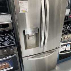 Stainless Steel 25 Cu. Ft. Smart Wi-Fi Enabled French Door Refrigerator 