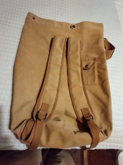 Military Duffle/Backpack, Canvas Material