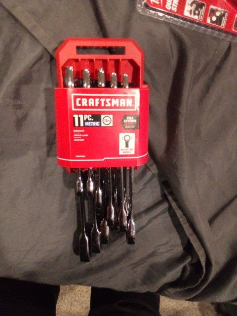 Craftsman 11 Piece Metric Ratcheting Wrench Set