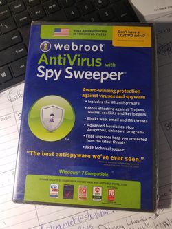 Webroot AntiVirus SpySweeper