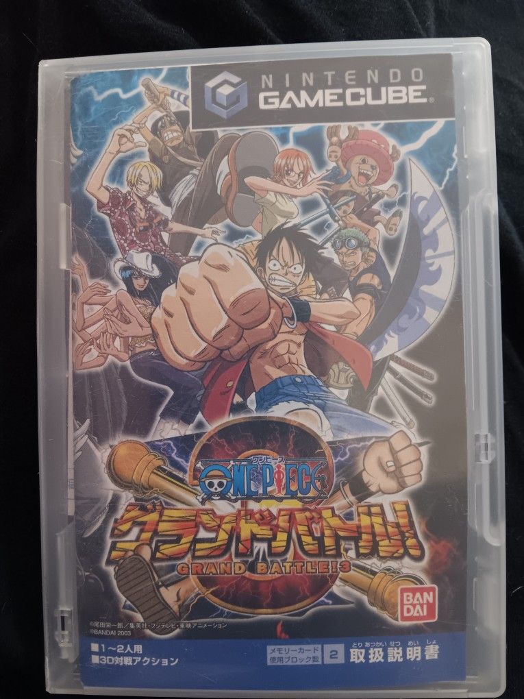 From 2003 Japanese Variant Nintendo GameCube One Piece Game
