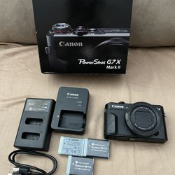 Canon G7X Mark ii