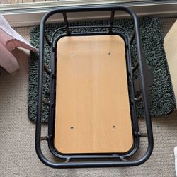 Large frame mounted front basket