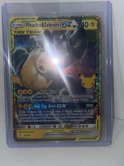 Pikachu & Zekrim GX 30th Celebration