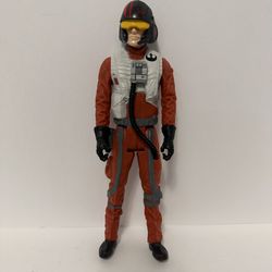 Star Wars POE DAMERON X-Wing Fighter Pilot Force Awakens 11" Tall