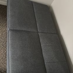 Grey futon