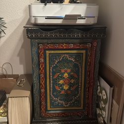 Hand painted side table