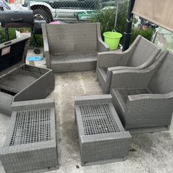 7 Pieces, Patio Furniture For Sale