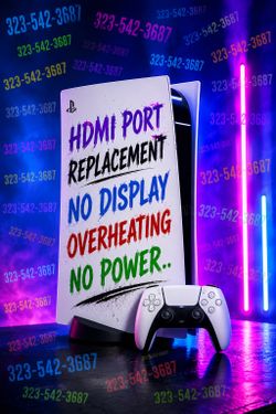 Playstation 5 HDMI Port // iPhone 15 - 16 - 17 screen Back Battery
