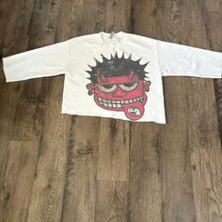 M big face cropped tee