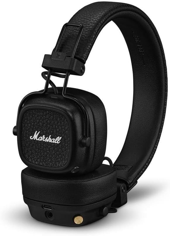 Marshall - Major V Wireless On-Ear Bluetooth Headphones - Black NEW