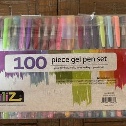 100 Piece Gel Pen Set