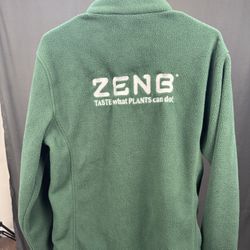 Green Full-Zip Fleece Jacket – ZENB Promo – Super Warm