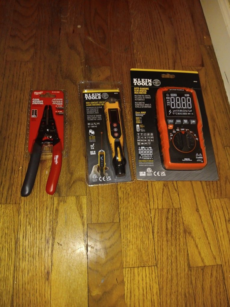 Klein Slim Digital Multimeter,voltage Tester,wire Stripper