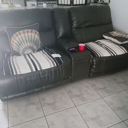 Leather Sectional