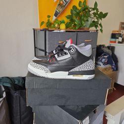 Jordan 3 Retro OG 'Black Cement' Size 5Y 
