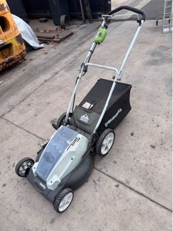 Green work 120v 13amps 21” electric lawnmower