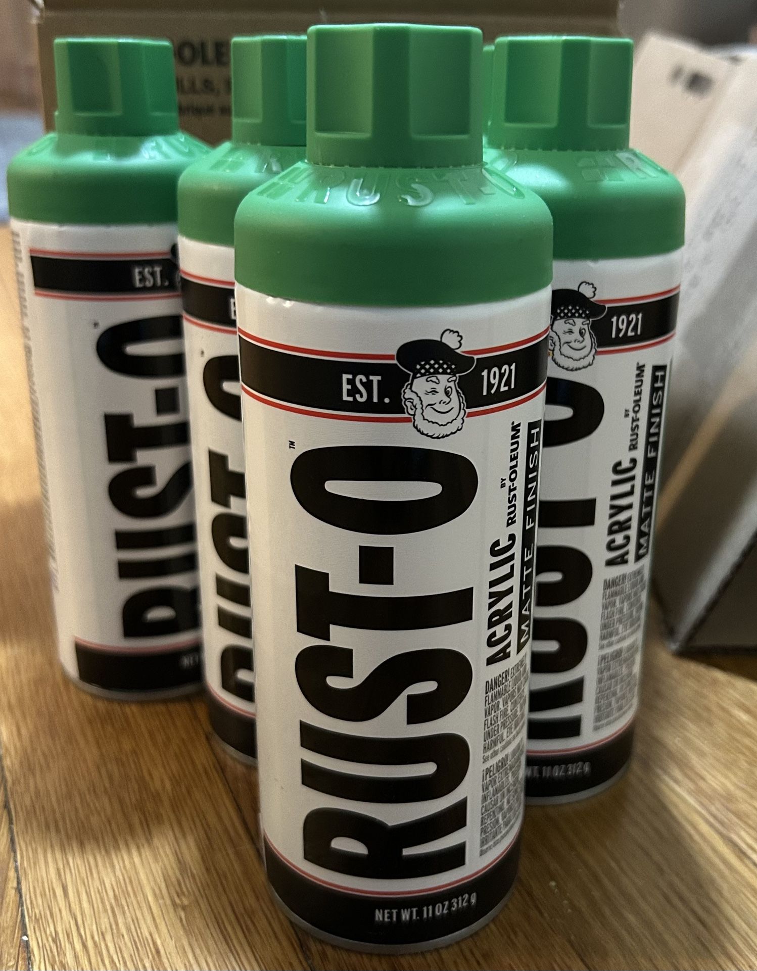 11 oz. Rust-O Matte Lucky Charm Spray Paint (Case of 6