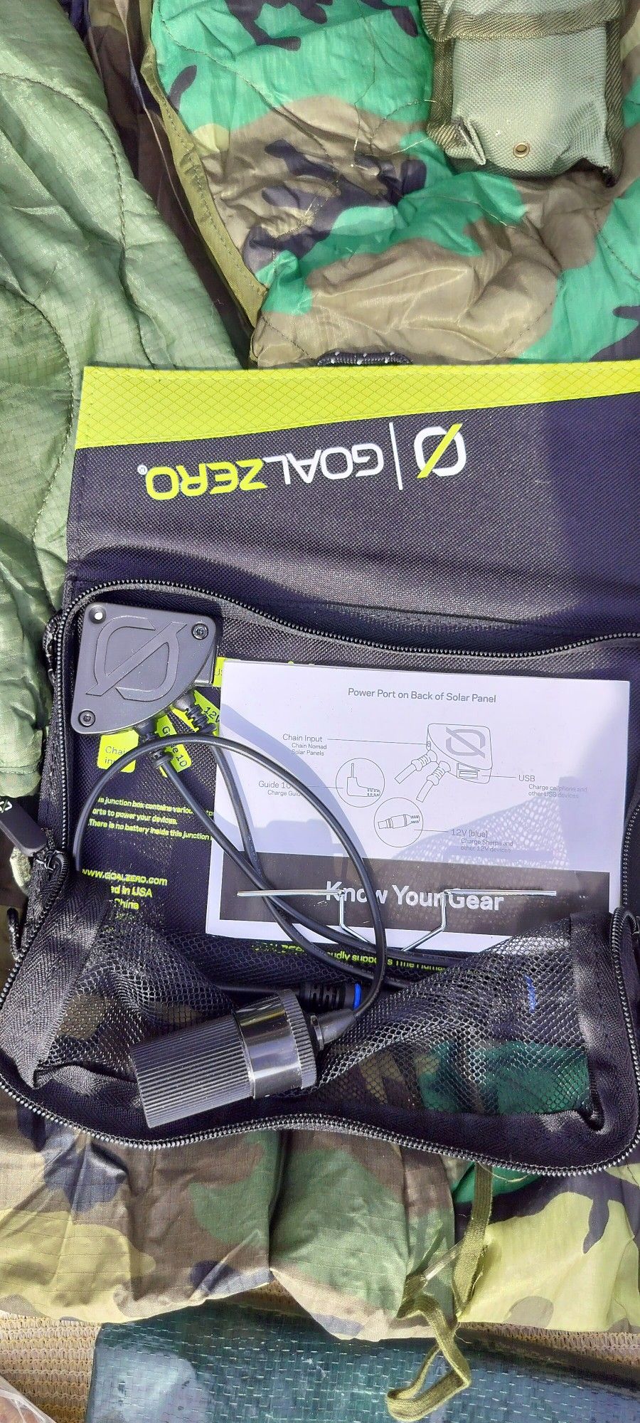 Solar Charger for the Outdoors or Hiking