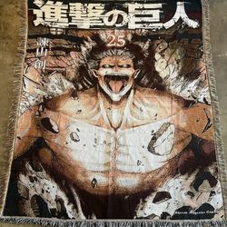 Attack On Titan Anime Woven Tapestry/Rug/Blanket
