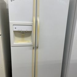 GE Big 69” H x 36” W Side by Side Refrigerator! 30-Day Warranty! We Can Deliver!
