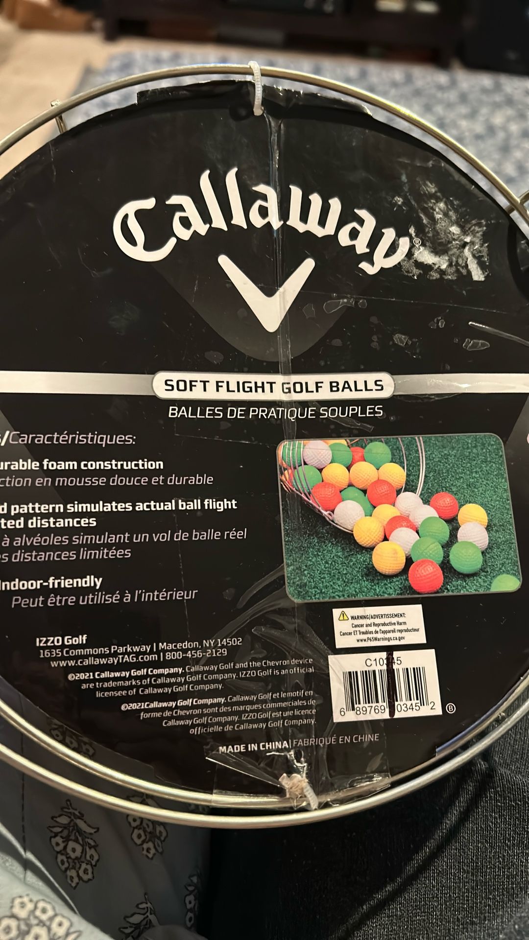 Callaway Soft Flight Golf Balls With Basket